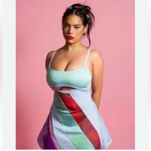 Y2K 13 going on 30 fairy tie-dye dress XL never worn